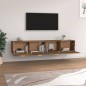vidaXL Armarios pared 2 uds contrachapada roble ahumado 100x36,5x35 cm vidaXL Armarios pared 2 uds contrachapada roble ahumado 100x36,5x35 cm