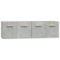 vidaXL Armarios pared 2 uds contrachapada gris hormigón 60x36,5x35 cm vidaXL Armarios pared 2 uds contrachapada gris hormigón 60x36,5x35 cm