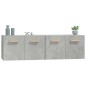 vidaXL Armarios pared 2 uds contrachapada gris hormigón 60x36,5x35 cm vidaXL Armarios pared 2 uds contrachapada gris hormigón 60x36,5x35 cm