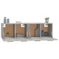 vidaXL Armarios pared 2 uds contrachapada gris hormigón 60x36,5x35 cm vidaXL Armarios pared 2 uds contrachapada gris hormigón 60x36,5x35 cm