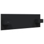 vidaXL Cabecero de cama con mesitas madera contrachapada negro vidaXL Cabecero de cama con mesitas madera contrachapada negro