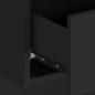 vidaXL Cabecero de cama con mesitas madera contrachapada negro vidaXL Cabecero de cama con mesitas madera contrachapada negro