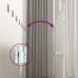 vidaXL Cabecero de cama con mesitas madera contrachapada blanco