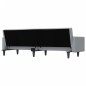 vidaXL Sofá cama con cojines tela gris claro vidaXL Sofá cama con cojines tela gris claro