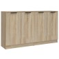 vidaXL Aparadores 2 uds madera contrachapada roble Sonoma 60x30x70 cm vidaXL Aparadores 2 uds madera contrachapada roble Sonoma 60x30x70 cm