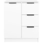 vidaXL Aparadores 2 uds madera contrachapada blanco 60x30x70 cm vidaXL Aparadores 2 uds madera contrachapada blanco 60x30x70 cm