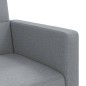 vidaXL Sofá cama con cojines tela gris claro vidaXL Sofá cama con cojines tela gris claro