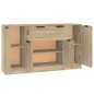vidaXL Aparadores 3 piezas madera contrachapada color roble sonoma vidaXL Aparadores 3 piezas madera contrachapada color roble sonoma