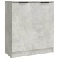 vidaXL Aparadores 3 piezas madera contrachapada gris cemento vidaXL Aparadores 3 piezas madera contrachapada gris cemento