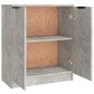 vidaXL Aparadores 3 piezas madera contrachapada gris cemento vidaXL Aparadores 3 piezas madera contrachapada gris cemento