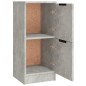 vidaXL Aparadores 3 piezas madera contrachapada gris cemento vidaXL Aparadores 3 piezas madera contrachapada gris cemento