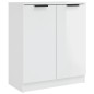 vidaXL Aparadores 2 uds madera contrachapada blanco brillo 60x30x70 cm vidaXL Aparadores 2 uds madera contrachapada blanco brillo 60x30x70 cm