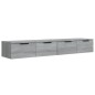 vidaXL Armarios de pared 2 uds contrachapada gris Sonoma 68x30x20 cm vidaXL Armarios de pared 2 uds contrachapada gris Sonoma 68x30x20 cm