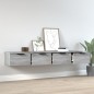 vidaXL Armarios de pared 2 uds contrachapada gris Sonoma 68x30x20 cm vidaXL Armarios de pared 2 uds contrachapada gris Sonoma 68x30x20 cm