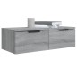 vidaXL Armarios de pared 2 uds contrachapada gris Sonoma 68x30x20 cm vidaXL Armarios de pared 2 uds contrachapada gris Sonoma 68x30x20 cm