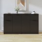 vidaXL Aparadores 2 uds madera contrachapada negro 60x30x70 cm vidaXL Aparadores 2 uds madera contrachapada negro 60x30x70 cm