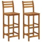 vidaXL Juego muebles de bar de jardín 3 piezas madera maciza de acacia vidaXL Juego muebles de bar de jardín 3 piezas madera maciza de acacia