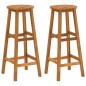 vidaXL Juego muebles de bar de jardín 3 piezas madera maciza de acacia vidaXL Juego muebles de bar de jardín 3 piezas madera maciza de acacia