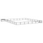 vidaXL Jaula perros 32 paneles acero recubierto polvo negro 100x50 cm vidaXL Jaula perros 32 paneles acero recubierto polvo negro 100x50 cm
