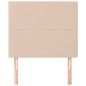 vidaXL Cabeceros 2 unidades cuero sintético capuchino 100x5x78/88 cm vidaXL Cabeceros 2 unidades cuero sintético capuchino 100x5x78/88 cm