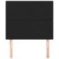 vidaXL Cabeceros 2 unidades de cuero sintético negro 100x5x78/88 cm vidaXL Cabeceros 2 unidades de cuero sintético negro 100x5x78/88 cm