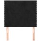 vidaXL Cabeceros 2 unidades de terciopelo negro 80x5x78/88 cm vidaXL Cabeceros 2 unidades de terciopelo negro 80x5x78/88 cm