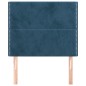 vidaXL Cabeceros 2 unidades de terciopelo azul oscuro 80x5x78/88 cm vidaXL Cabeceros 2 unidades de terciopelo azul oscuro 80x5x78/88 cm