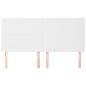 vidaXL Cabeceros 4 unidades de cuero sintético blanco 90x5x78/88 cm vidaXL Cabeceros 4 unidades de cuero sintético blanco 90x5x78/88 cm