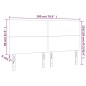 vidaXL Cabeceros 4 unidades de cuero sintético blanco 90x5x78/88 cm vidaXL Cabeceros 4 unidades de cuero sintético blanco 90x5x78/88 cm