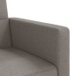 vidaXL Sofá cama con cojines tela gris taupe vidaXL Sofá cama con cojines tela gris taupe
