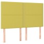 vidaXL Cabeceros 4 unidades tela verde 72x5x78/88 cm vidaXL Cabeceros 4 unidades tela verde 72x5x78/88 cm
