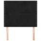 vidaXL Cabeceros 2 unidades de terciopelo negro 90x5x78/88 cm vidaXL Cabeceros 2 unidades de terciopelo negro 90x5x78/88 cm