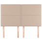 vidaXL Cabeceros 4 unidades cuero sintético capuchino 72x5x78/88 cm vidaXL Cabeceros 4 unidades cuero sintético capuchino 72x5x78/88 cm