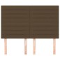 vidaXL Cabeceros 4 unidades tela marrón oscuro 72x5x78/88 cm vidaXL Cabeceros 4 unidades tela marrón oscuro 72x5x78/88 cm