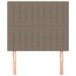 vidaXL Cabeceros 2 unidades tela gris taupe 80x5x78/88 cm vidaXL Cabeceros 2 unidades tela gris taupe 80x5x78/88 cm
