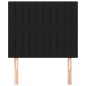 vidaXL Cabeceros 2 unidades de tela negro 100x5x78/88 cm vidaXL Cabeceros 2 unidades de tela negro 100x5x78/88 cm