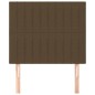 vidaXL Cabeceros 2 unidades de tela marrón oscuro 90x5x78/88 cm vidaXL Cabeceros 2 unidades de tela marrón oscuro 90x5x78/88 cm