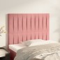 vidaXL Cabeceros 2 unidades de terciopelo rosa 90x5x78/88 cm vidaXL Cabeceros 2 unidades de terciopelo rosa 90x5x78/88 cm