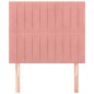 vidaXL Cabeceros 2 unidades de terciopelo rosa 90x5x78/88 cm vidaXL Cabeceros 2 unidades de terciopelo rosa 90x5x78/88 cm