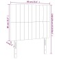 vidaXL Cabeceros 2 unidades de terciopelo rosa 90x5x78/88 cm vidaXL Cabeceros 2 unidades de terciopelo rosa 90x5x78/88 cm