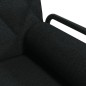 vidaXL Sofá cama con reposabrazos tela negro vidaXL Sofá cama con reposabrazos tela negro