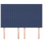 vidaXL Cabeceros 4 unidades tela azul 72x5x78/88 cm vidaXL Cabeceros 4 unidades tela azul 72x5x78/88 cm