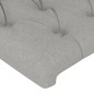 vidaXL Cabeceros 4 unidades tela gris claro 72x7x78/88 cm vidaXL Cabeceros 4 unidades tela gris claro 72x7x78/88 cm