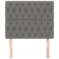 vidaXL Cabeceros 2 unidades de tela gris oscuro 90x7x78/88 cm vidaXL Cabeceros 2 unidades de tela gris oscuro 90x7x78/88 cm