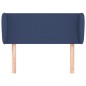vidaXL Cabecero de tela azul 83x23x78/88 cm