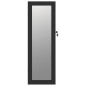 vidaXL Espejo con joyero de pared negro 30x8,5x90 cm vidaXL Espejo con joyero de pared negro 30x8,5x90 cm
