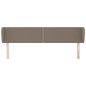 vidaXL Cabecero de tela gris taupe 163x23x78/88 cm vidaXL Cabecero de tela gris taupe 163x23x78/88 cm