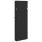 vidaXL Espejo con joyero de pared negro 30x8,5x90 cm vidaXL Espejo con joyero de pared negro 30x8,5x90 cm