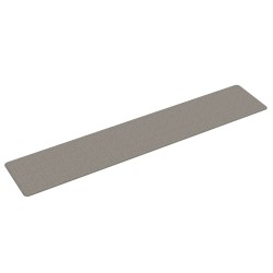 vidaXL Alfombra de pasillo con aspecto de sisal plateada 50x250 cm