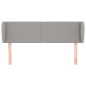 vidaXL Cabecero de tela gris claro 147x23x78/88 cm vidaXL Cabecero de tela gris claro 147x23x78/88 cm
